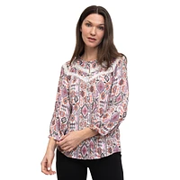 LINEA DOMANI PRINTED BLOUSE