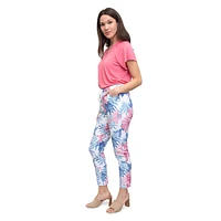 CRINKLED STRETCH LEAF PANT