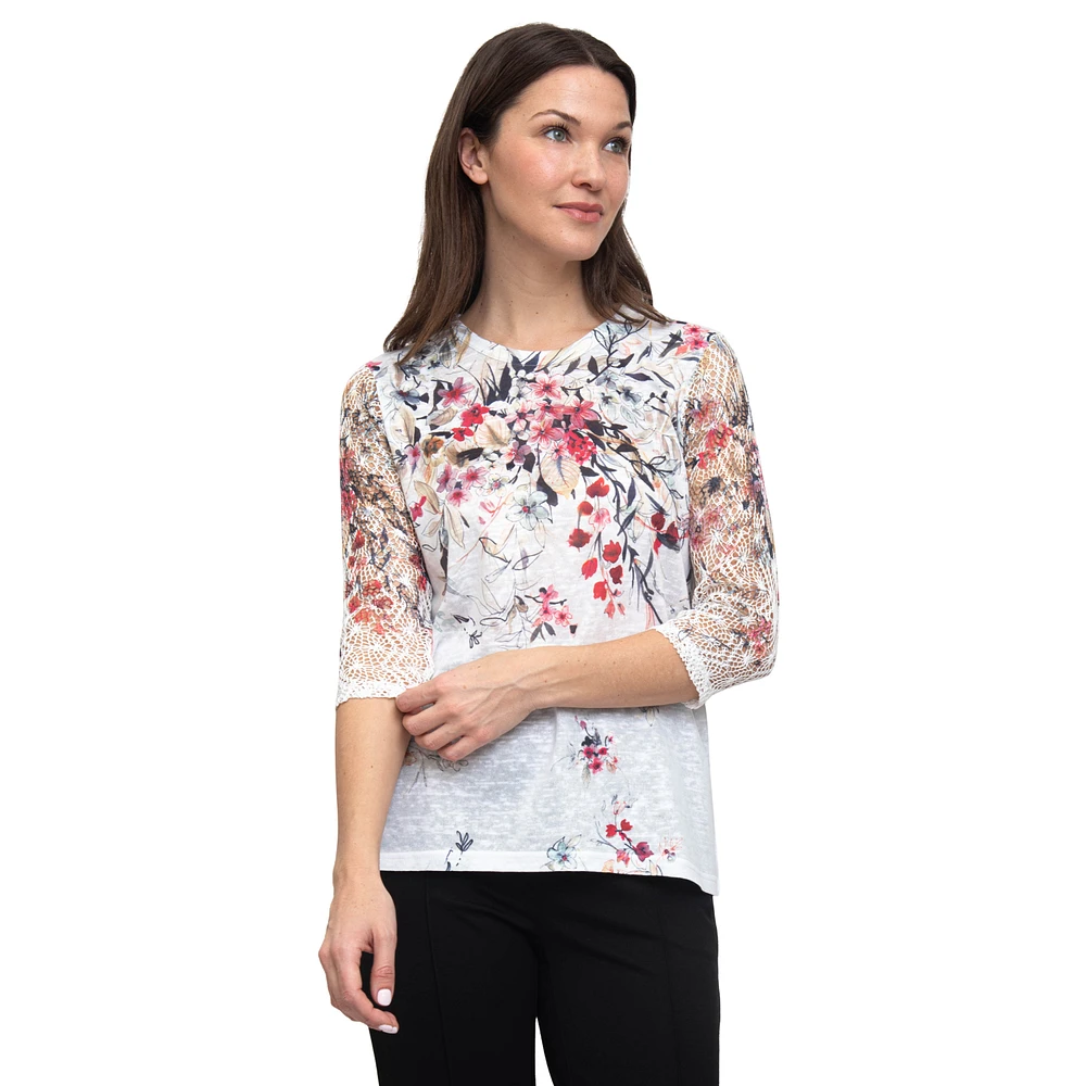 MOFFI FLORAL PRINT TOP