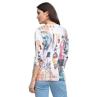 MOFFI PRINTED TOP