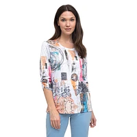 MOFFI PRINTED TOP