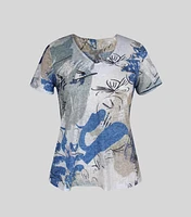 T-SHIRT COL EN V KLEIO