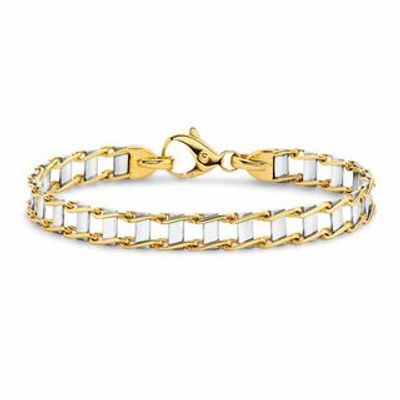 two tone gold bracelets