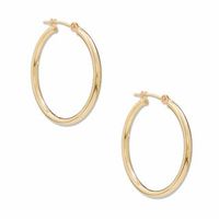 25mm Hoop Earrings in 14K Gold|Peoples Jewellers