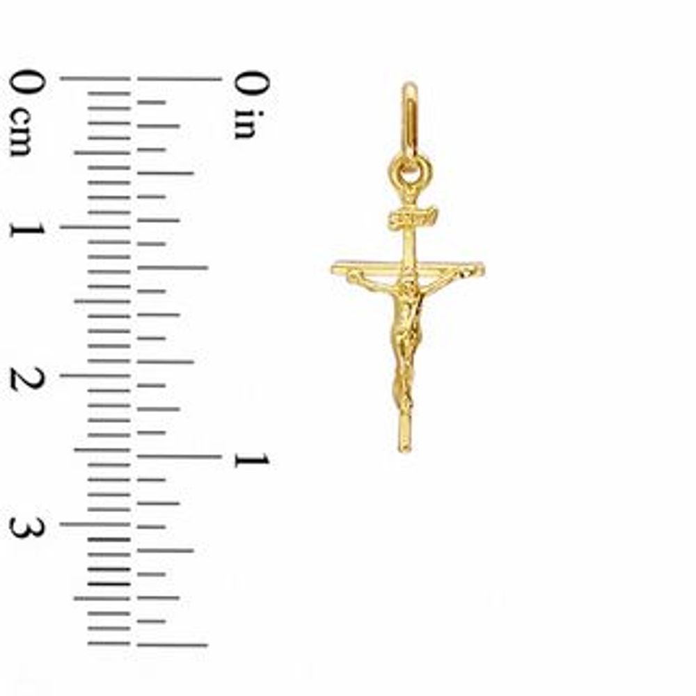 10K Gold Crucifix Charm|Peoples Jewellers