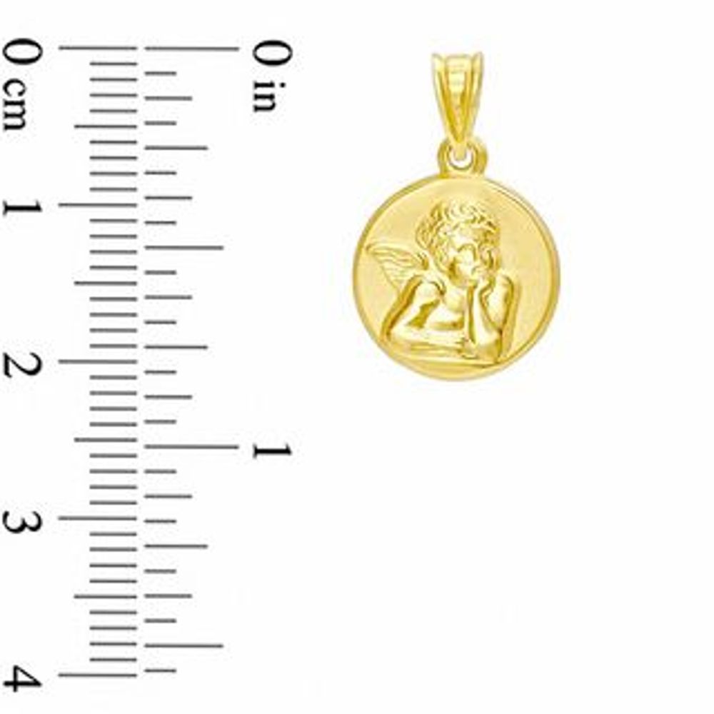 10K Gold Framed Angel Charm|Peoples Jewellers