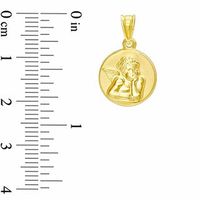 10K Gold Framed Angel Charm|Peoples Jewellers