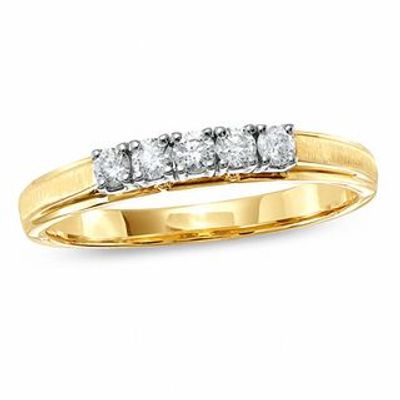 0.20 CT. T.W. Diamond Wedding Band in 14K Gold|Peoples Jewellers