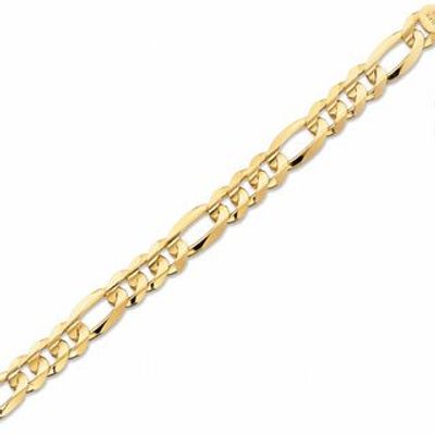 Peoples Men's 7.8mm Curb Chain Bracelet in 10K Gold - 8.5