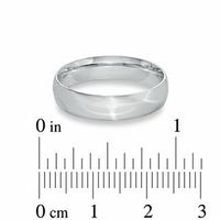Men's 5.0mm Comfort Fit 14K White Gold Wedding Band|Peoples Jewellers