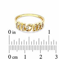 0.12 CT. T.W. Diamond Script Mom Ring in 10K Gold|Peoples Jewellers