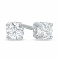 Celebration Canadian Lux® 0.50 CT. T.W. Certified Diamond Earrings in 18K White Gold (H-I/SI2)|Peoples Jewellers