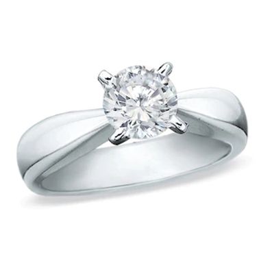Celebration Canadian Lux® CT. Diamond Solitaire Engagement Ring in 14K White Gold (I/SI2)|Peoples Jewellers