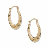 14K Gold Pinwheel Hoop Earrings|Peoples Jewellers
