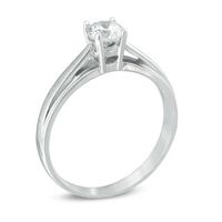 0.50 CT. Certified Canadian Diamond Solitaire Engagement Ring in 14K White Gold (F/I1)|Peoples Jewellers