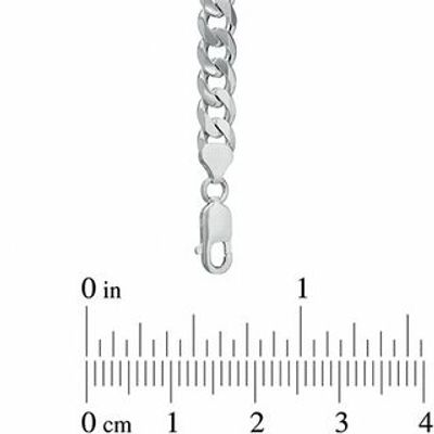 Men's 11.0mm Curb Chain Necklace in Sterling Silver - 22"|Peoples Jewellers