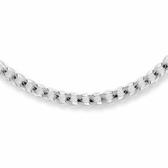 Men's 7.0mm Curb Chain Necklace in Sterling Silver - 22