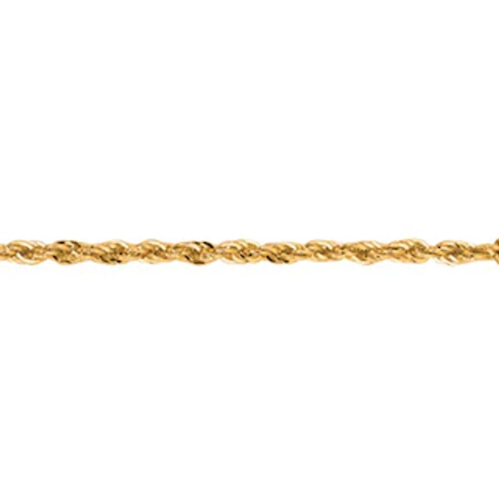 014 Gauge Rope Chain Necklace in 10K Gold|Peoples Jewellers
