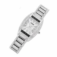 Ladies' Wittnauer Crystal Accent Watch with Tonneau Silver-Tone Dial (Model: 10L021)|Peoples Jewellers