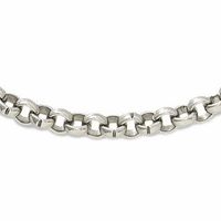 Men's Stainless Steel Small Rolo Chain Necklace - 24"|Peoples Jewellers