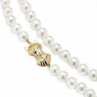 Blue Lagoon® by Mikimoto 6.0-6.5mm 18" Akoya Cultured Pearl Strand with 14K Gold Clasp|Peoples Jewellers