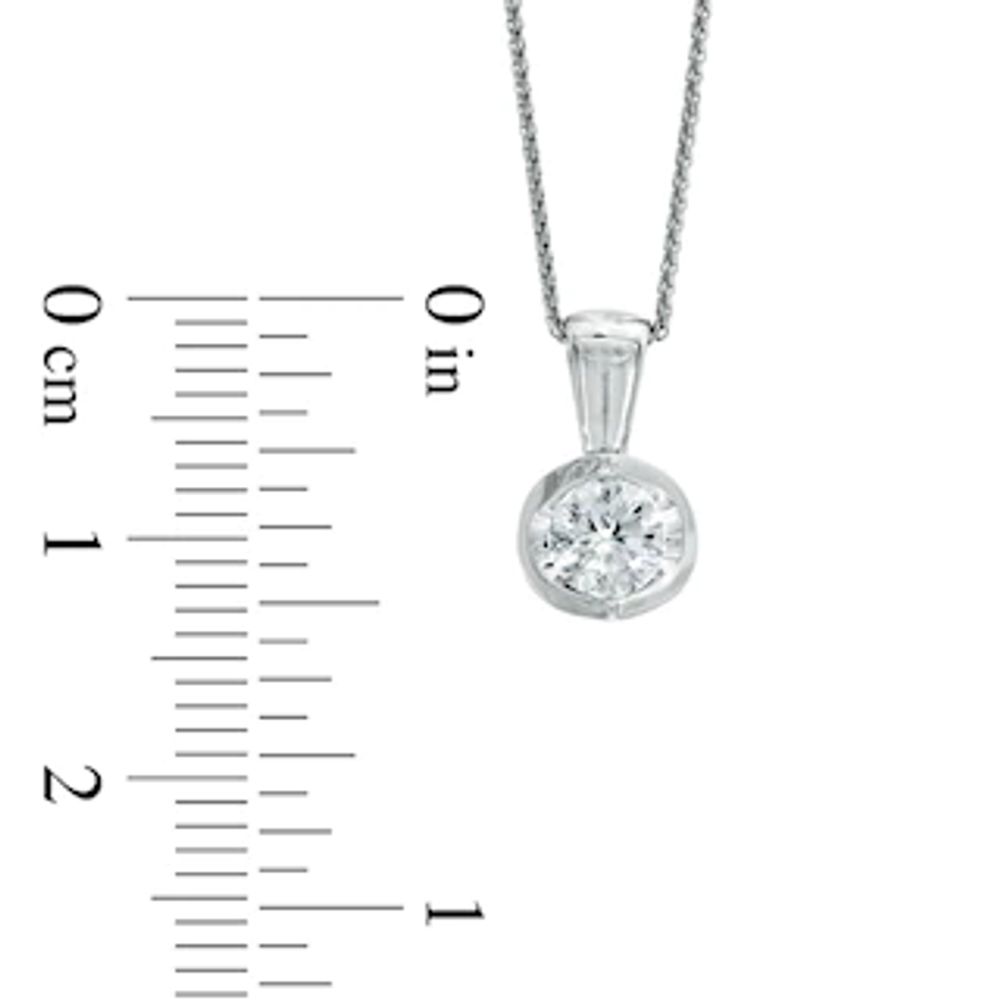 Celebration Canadian Lux® 0.50 CT. T.W. Diamond Pendant in 14K White Gold (I/SI2)|Peoples Jewellers
