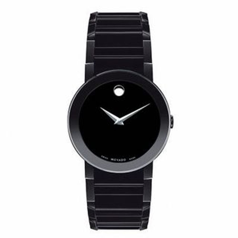 Men's Movado Sapphire™ Black PVD Stainless Steel Watch (Model: 0606307)|Peoples Jewellers