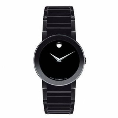 Men's Movado Sapphire™ Black PVD Stainless Steel Watch (Model: 0606307)|Peoples Jewellers