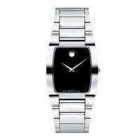 Men's Movado Fiero Tungsten Carbide Watch with Tonneau Black Dial (Model: 0606499)|Peoples Jewellers