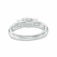 1.00 CT. T.W. Diamond Three Stone Ring in 10K White Gold|Peoples Jewellers