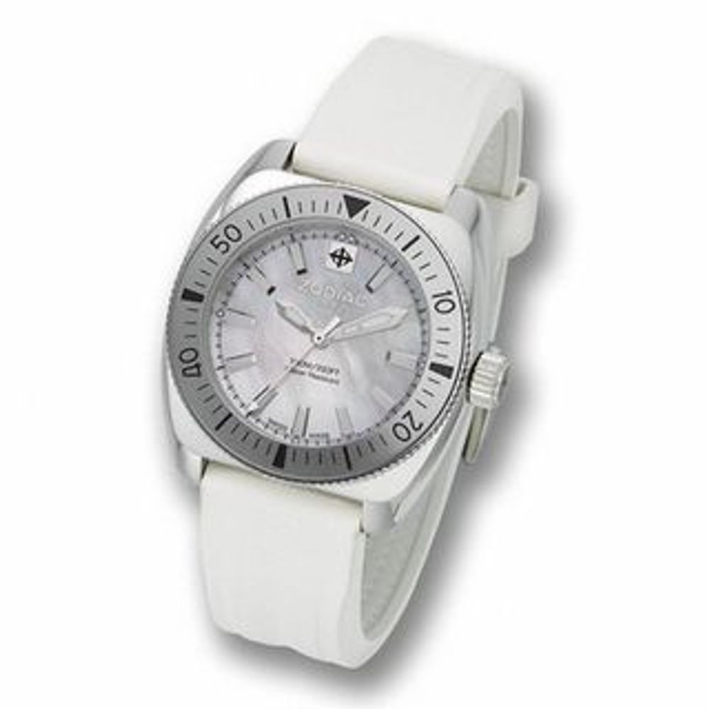 Ladies' Zodiac Desert Falcon Strap Watch with Mother-of-Pearl Dial (Model: ZS4517)|Peoples Jewellers