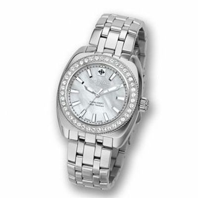 Ladies' Zodiac Desert Falcon Crystal Accent Watch with Mother-of-Pearl Dial (Model: ZS4515)|Peoples Jewellers