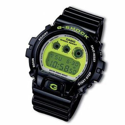 Men's Casio G-Shock Watch with Green Dial (Model: DW6900CS-1)|Peoples Jewellers