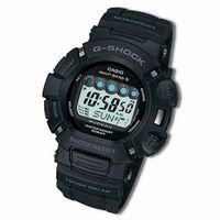 Men's Casio Solar Atomic Mudman Black Resin Watch (Model: GW9000A-1CR)|Peoples Jewellers