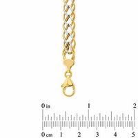 Sterling Silver and 14K Gold Plate Double Link Bracelet|Peoples Jewellers