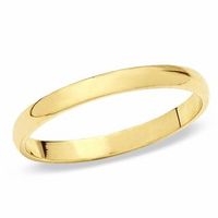 Ladies' 2.0mm Plain Wedding Band in 10K Gold