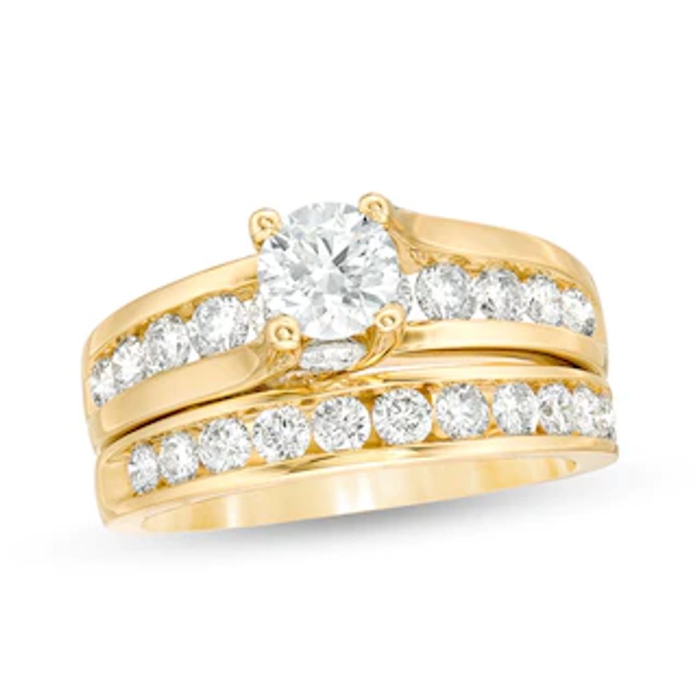 2.00 CT. T.W. Diamond Bridal Set in 14K Gold|Peoples Jewellers