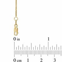 1.0mm Curb Chain Necklace in 14K Gold