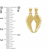 10K Gold Breakable Angel Wings Charm|Peoples Jewellers