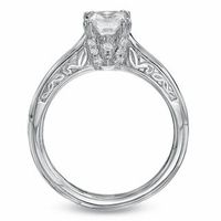 0.75 CT. T.W. Certified Princess-Cut Diamond Engagement Ring in 14K White Gold|Peoples Jewellers