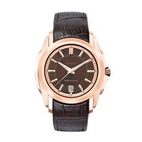 Men's Bulova Precisionist Longwood Rose-Tone Watch with Brown Dial (Model: 97B110)|Peoples Jewellers