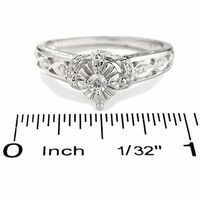 0.16 CT. T.W. Diamond Promise Ring in 10K White Gold|Peoples Jewellers