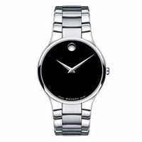 Men's Movado Serio Watch with Round Black Dial (Model: 0606382)|Peoples Jewellers