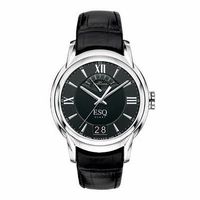 Men's ESQ Movado Quest Retrograde Strap Watch with Black Dial (Model: 07301402)|Peoples Jewellers