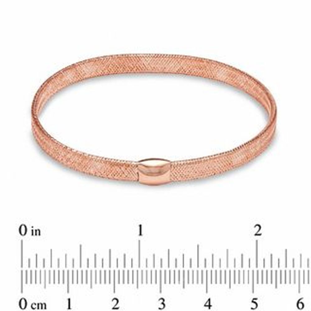 Stretch Bangle in 10K Rose Gold|Peoples Jewellers