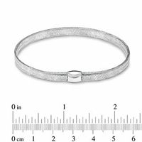 Stretch Bangle in 10K White Gold|Peoples Jewellers