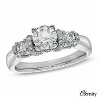 For Eternity 1.25 CT. T.W. Diamond Three Stone Ring in 14K White Gold|Peoples Jewellers