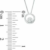 0.20 CT. Certified Canadian Diamond Solitaire Pendant in 14K White Gold (I/I2) - 17"|Peoples Jewellers