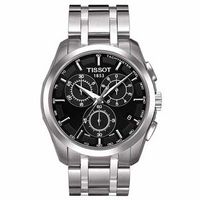 Men's Tissot Couturier Chronograph Watch with Black Dial (Model: T035.617.11.051.00)|Peoples Jewellers