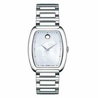 Ladies' Movado Concerto Watch with White Mother-of-Pearl Tonneau Dial (Model: 0606547)|Peoples Jewellers